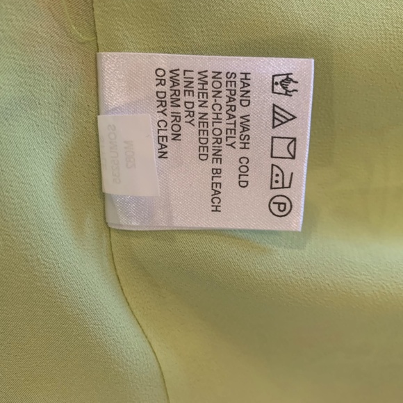 Sigrid Olsen Green & Pink Fitted Floral Top ~ Size 12 - Picture 7 of 7